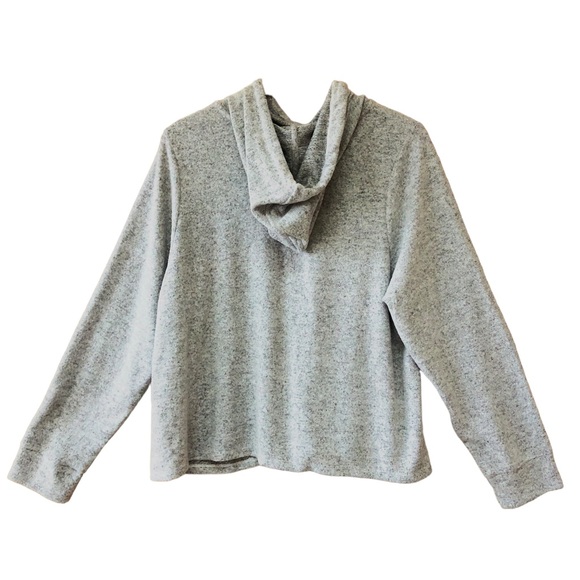 TORRID NWT grey heathered long sleeve hooded pullover sweatshirt, size 3X - Picture 2 of 8